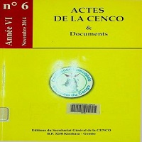 Actes de la CENCO et Documents N°6